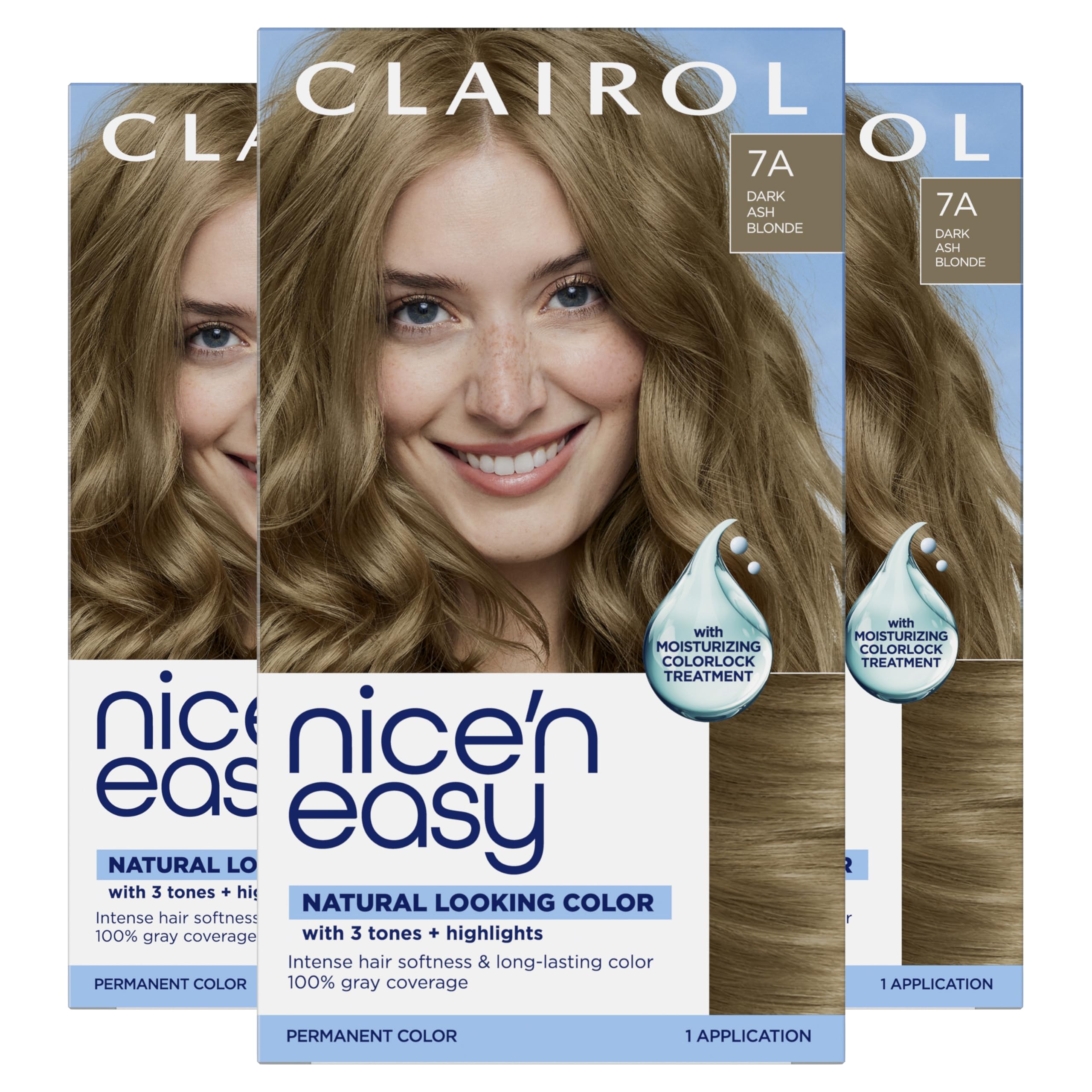 Amazon.com : Clairol Nice'n Easy Permanent Hair Dye, 7A/7C Dark