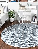 Vista 17 de Unique Loom Eco Trellis Collection - Alfombra de área - Osage (rectangular 2 pies 0 pulgadas x 3 pies 0 pulgadas, marfil carbón)