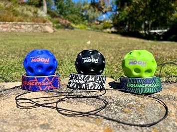 Waboba Bounceback Returning Moon Ball Bouncy Balls, Colors May Vary