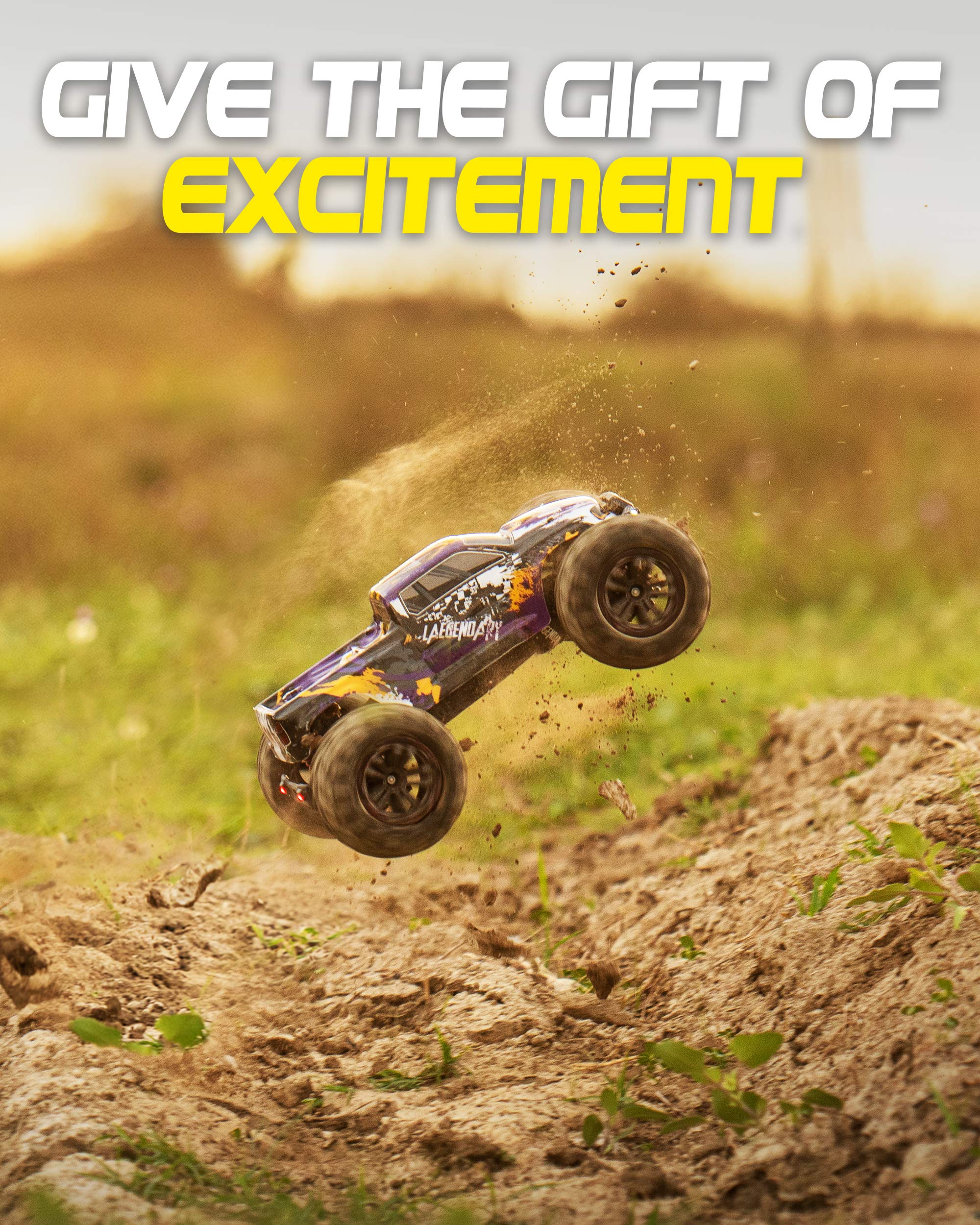 LAEGENDARY Remote Control Car 4x4 Off Road RC Cars for Adults & Kids