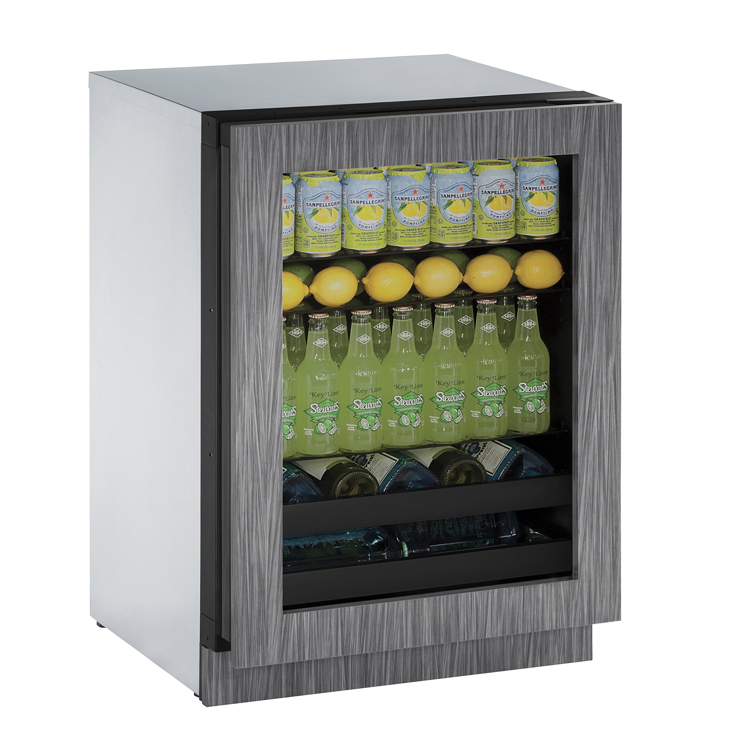 U-Line U-3024BEVINT-07A 24" Beverage Center, Integrated Frame Glass Door (Renewed)