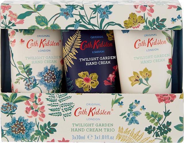 Cath Kidston Beauty Twilight Garden Hand Cream Trio Gift Box Travel Size (3 x 30 ml)