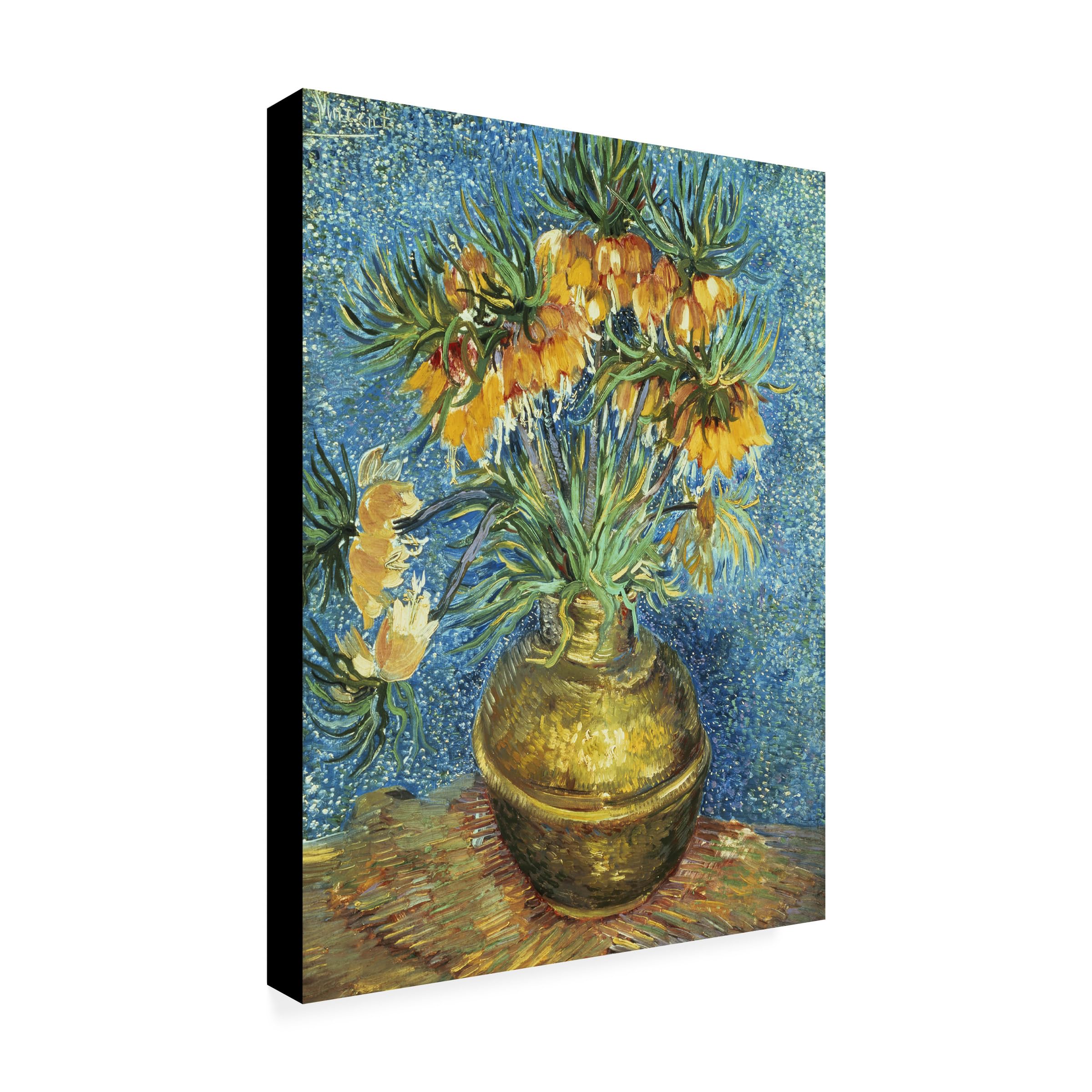 Trademark Fine Art Crown Imperial Fritillaries Canvas Art by Vincent Van Gogh 18 by 24-Inch