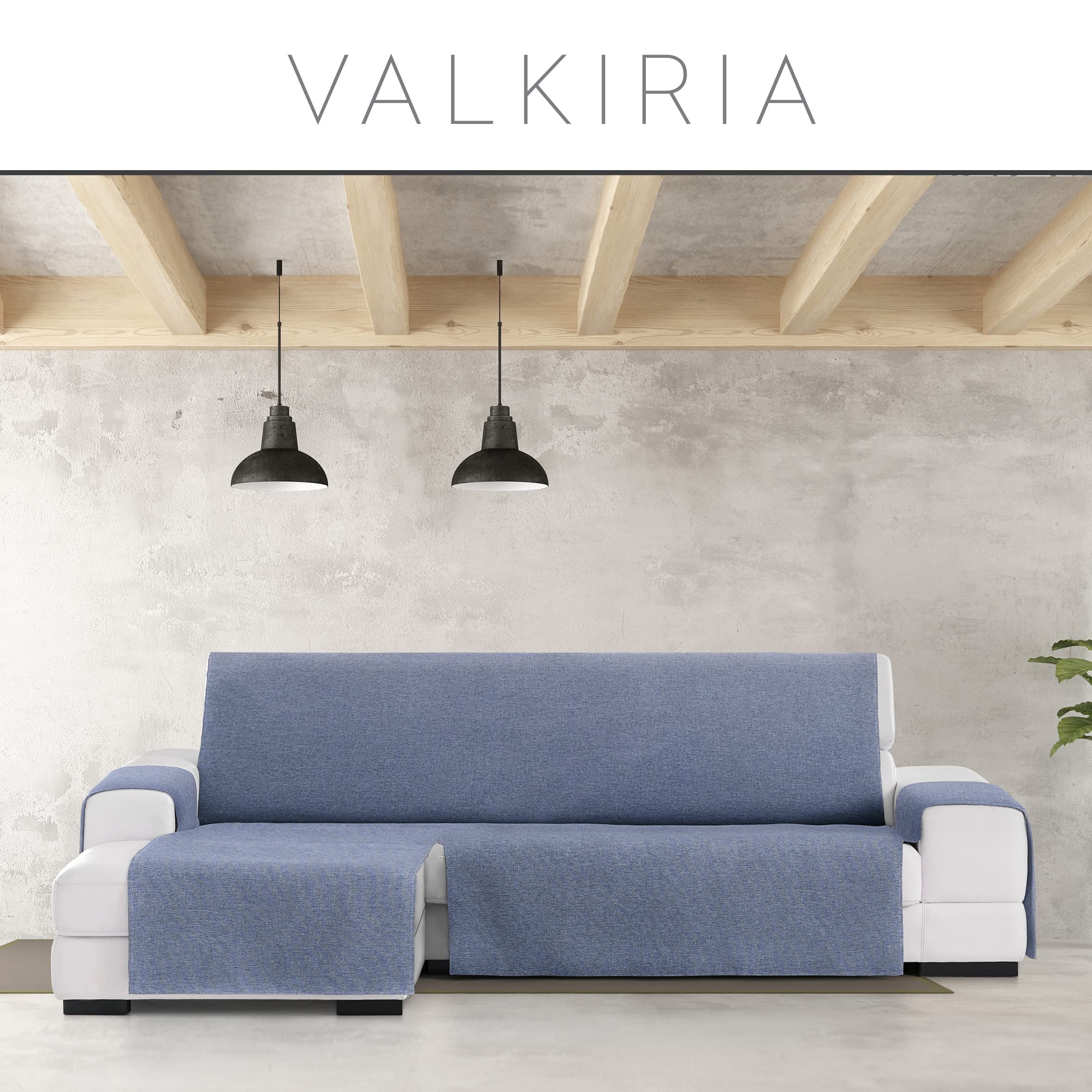 Valkiria salvadivano con penisola 240 cm sinistra vista frontale, colore 03