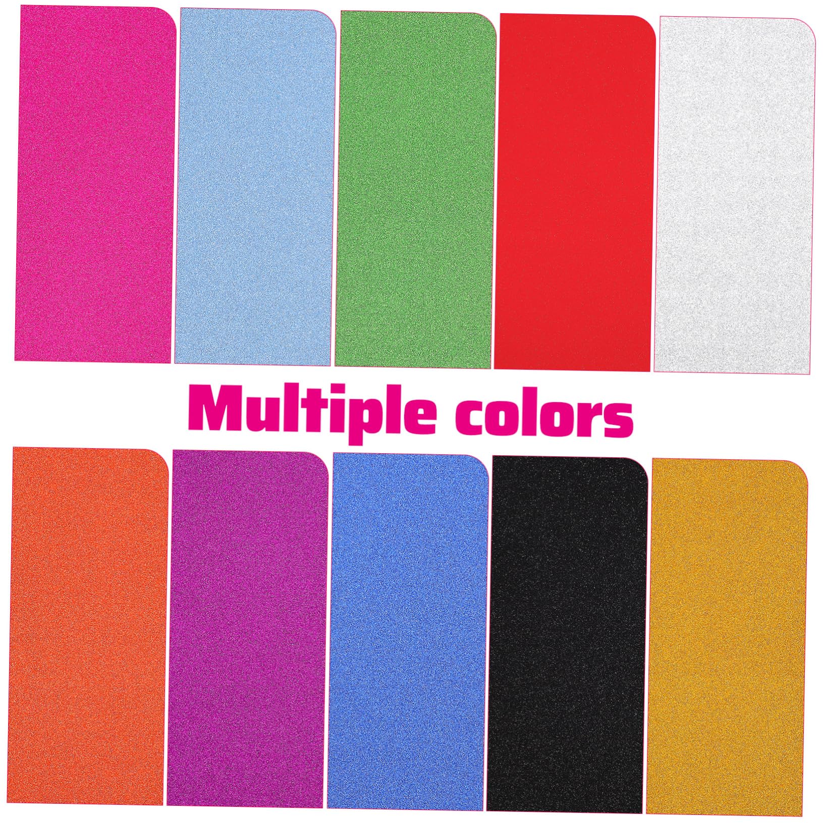 60 Blatt Farbiges Glitzerkartonpapier mit Goldglitzer 250g/m² Starker Karton für Bastelarbeiten und Kartenbasteln Langlebig und Leicht zu Kleben Zufällige Farbe