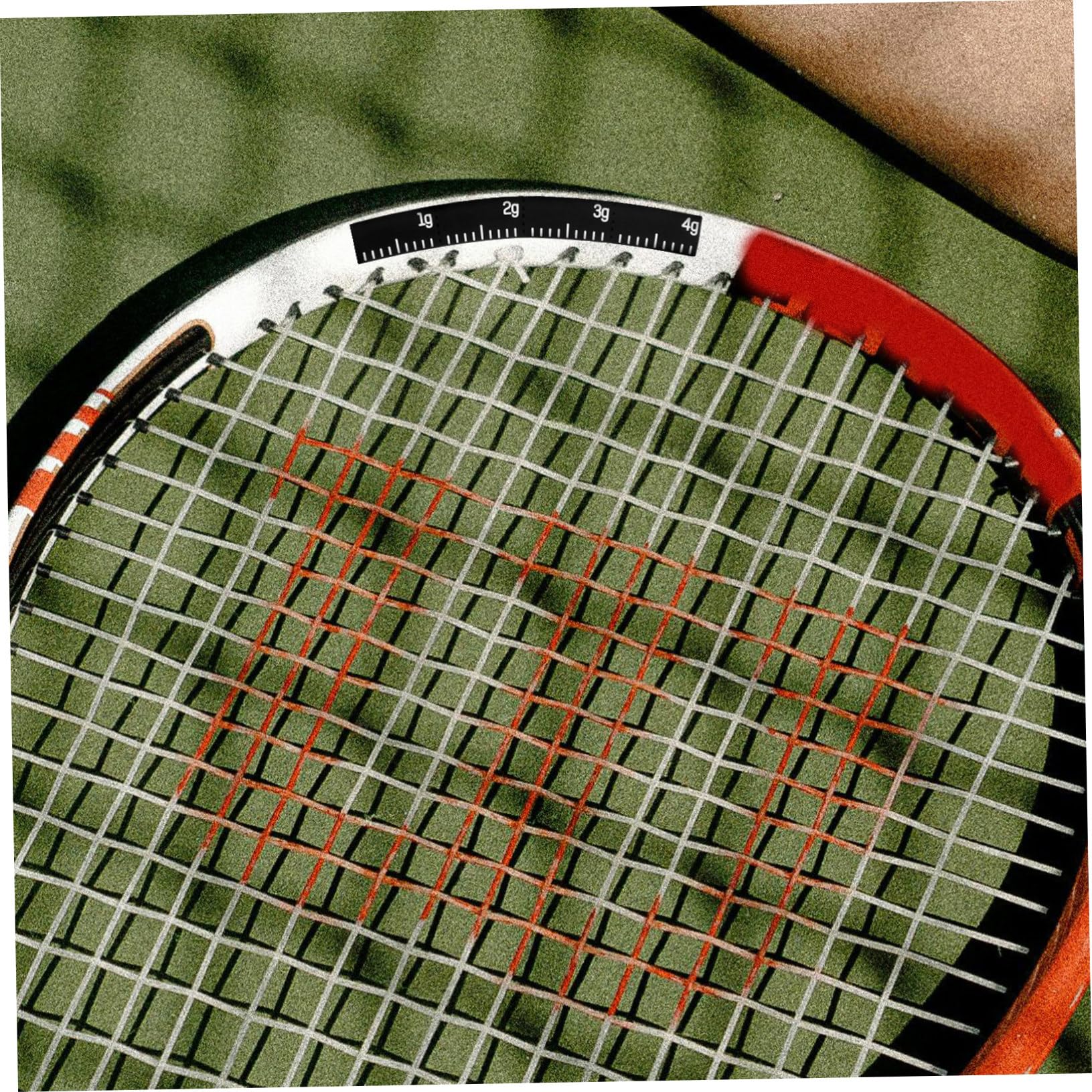 Mikikit 3pcs Tennis Racket Weighted Strip Self-Adhesive Weight Tape Racket Weight Replacement Enhance Swing Silicone