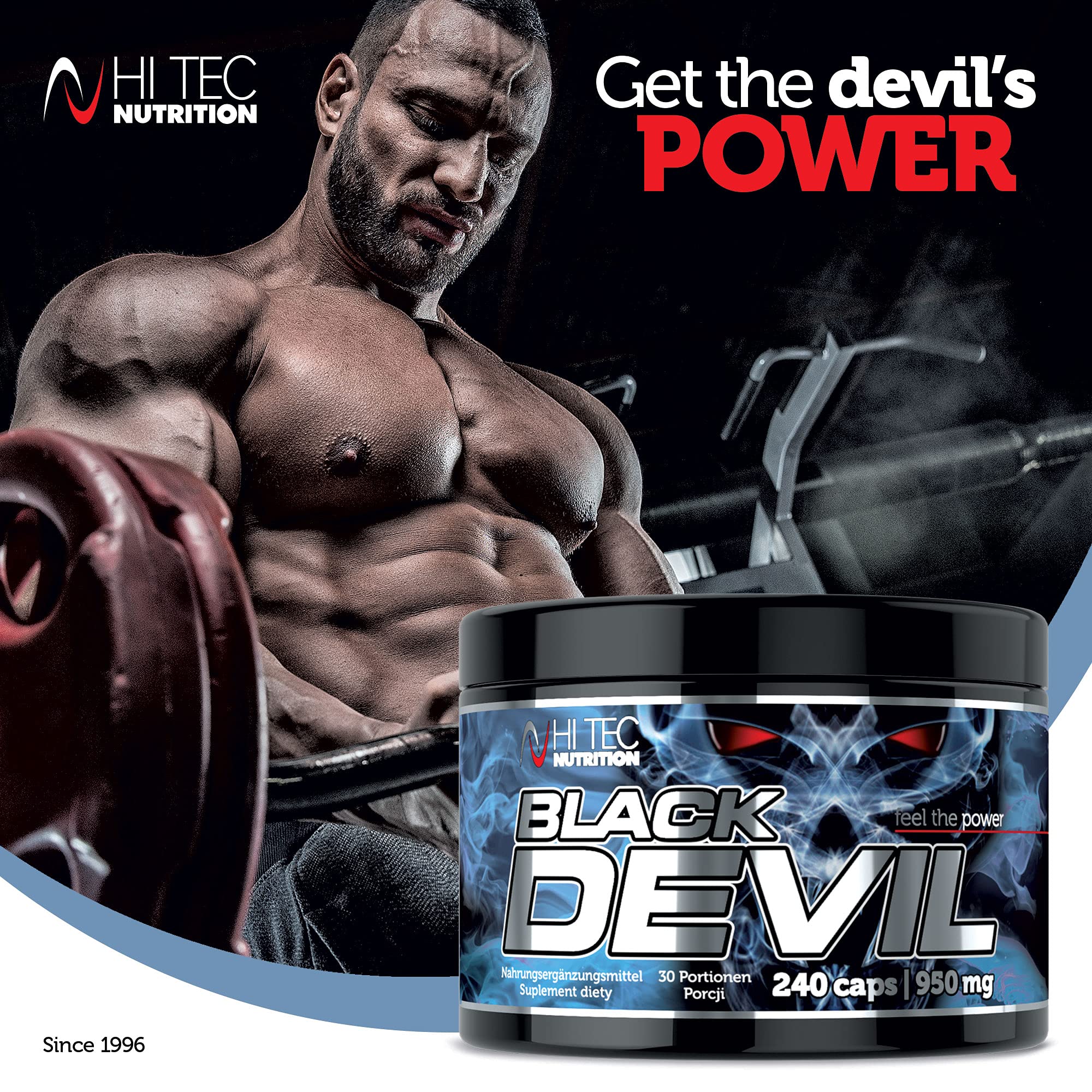Strong Testosterone and Anabolic Hormones Booster, Hi Tec Nutrition