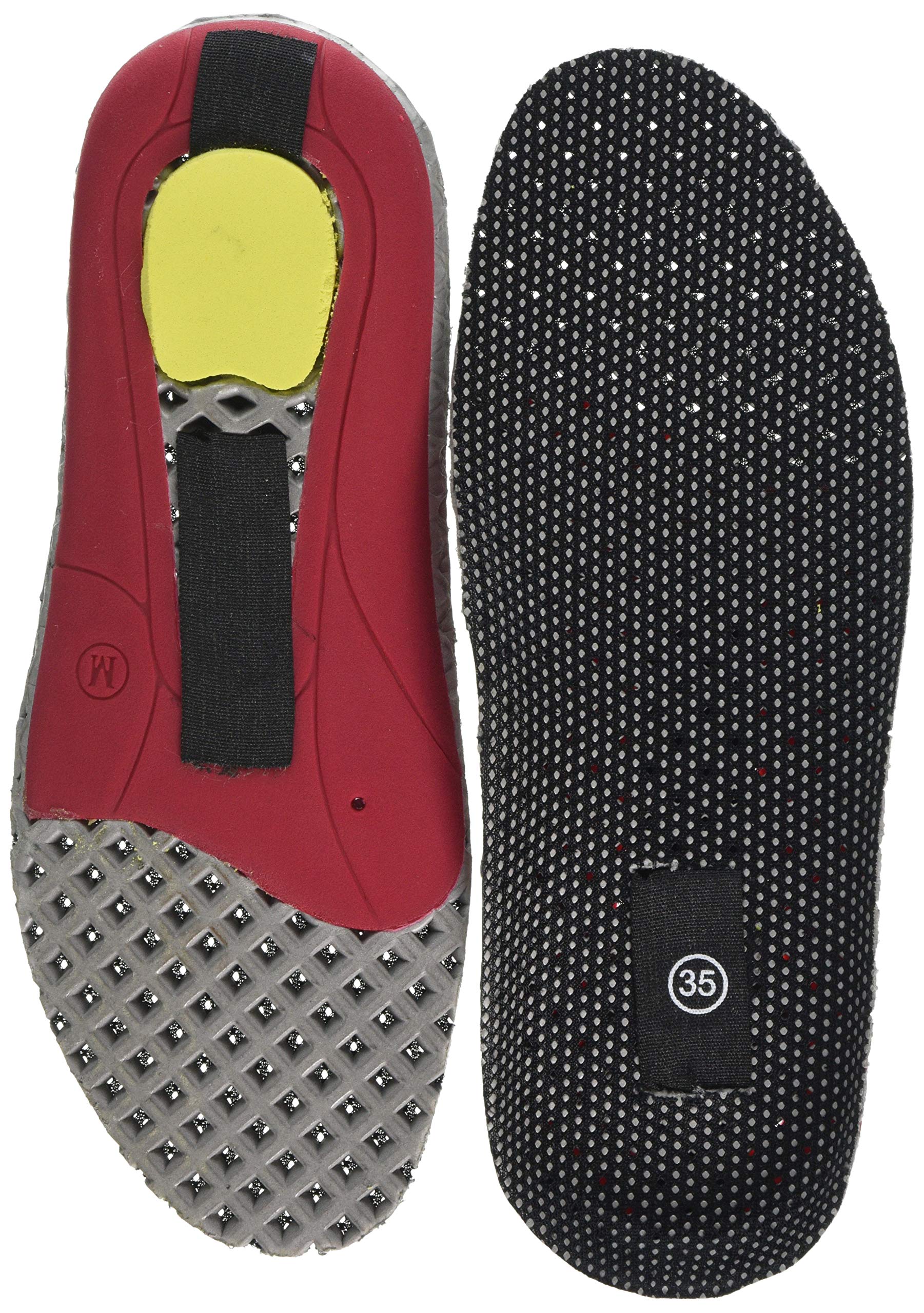 Mascot FT086-980-09 Monviso Footwear Accessories Shock Absorption Insoles, Size 835, Black