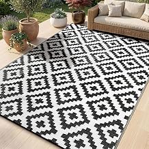 Sour Lemon Large Outdoor Rug 180x270, Garden Rug Waterproof Outdoor Rugs