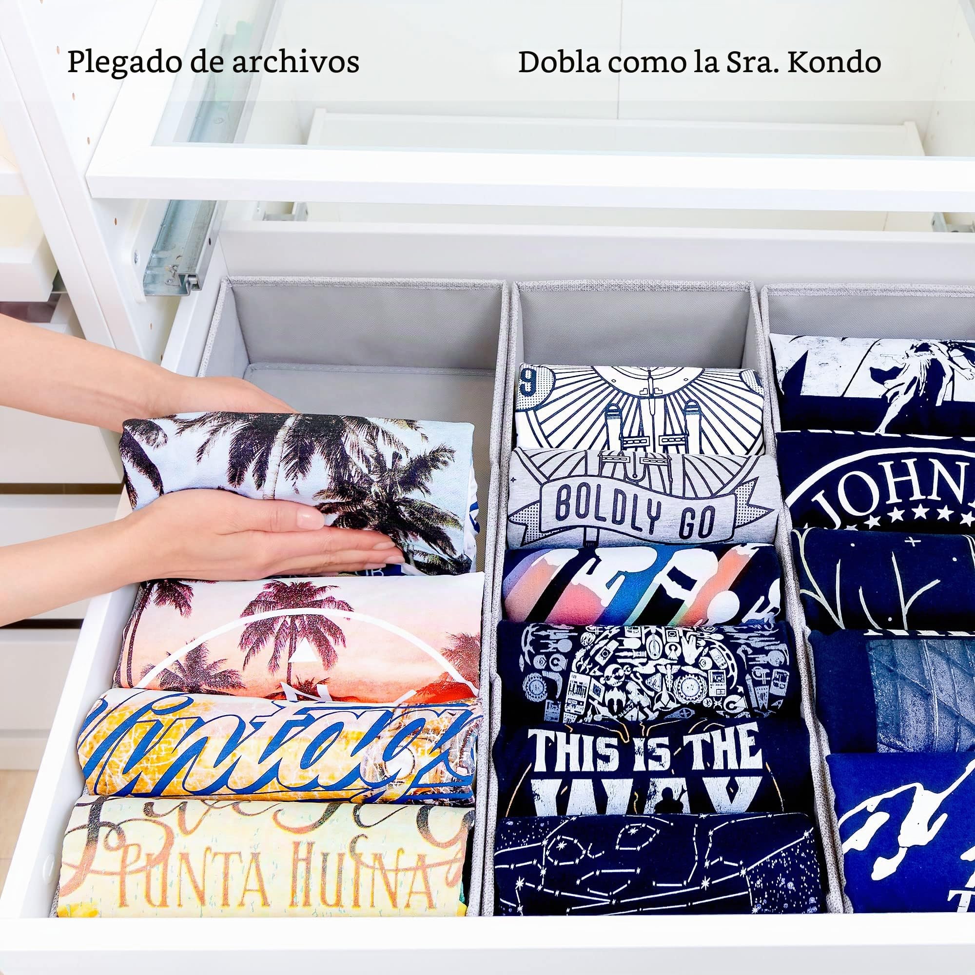 SIMPLE JOY® Organizador de cajones compatible con Ikea (PAX75 (3 compartimentos))