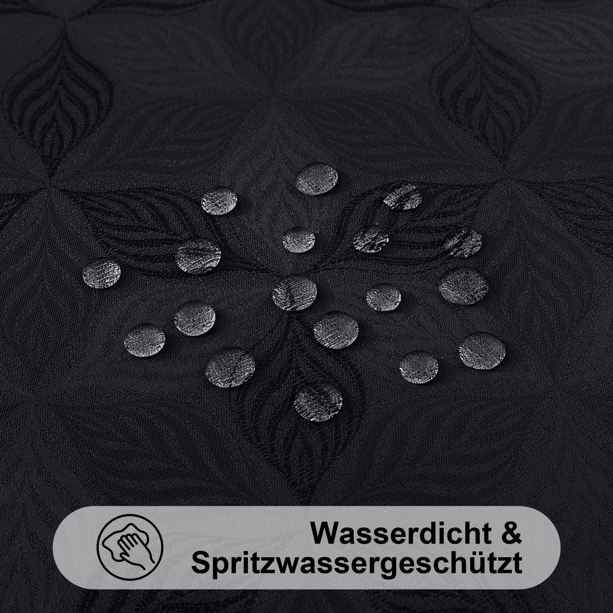 Coton Et Polyester - Nappe De Cuisine - Ovale - 280 X 140 Cm