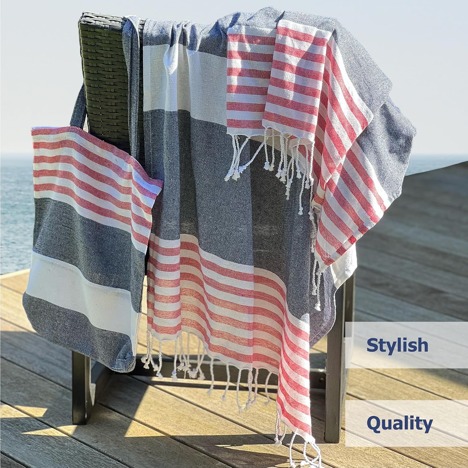 Turkish Beach Towel And Tote Bag - Beach Bag Tote And Turkish Towel Set. Travel, Picnic Blanket, Yoga. Women or Men.