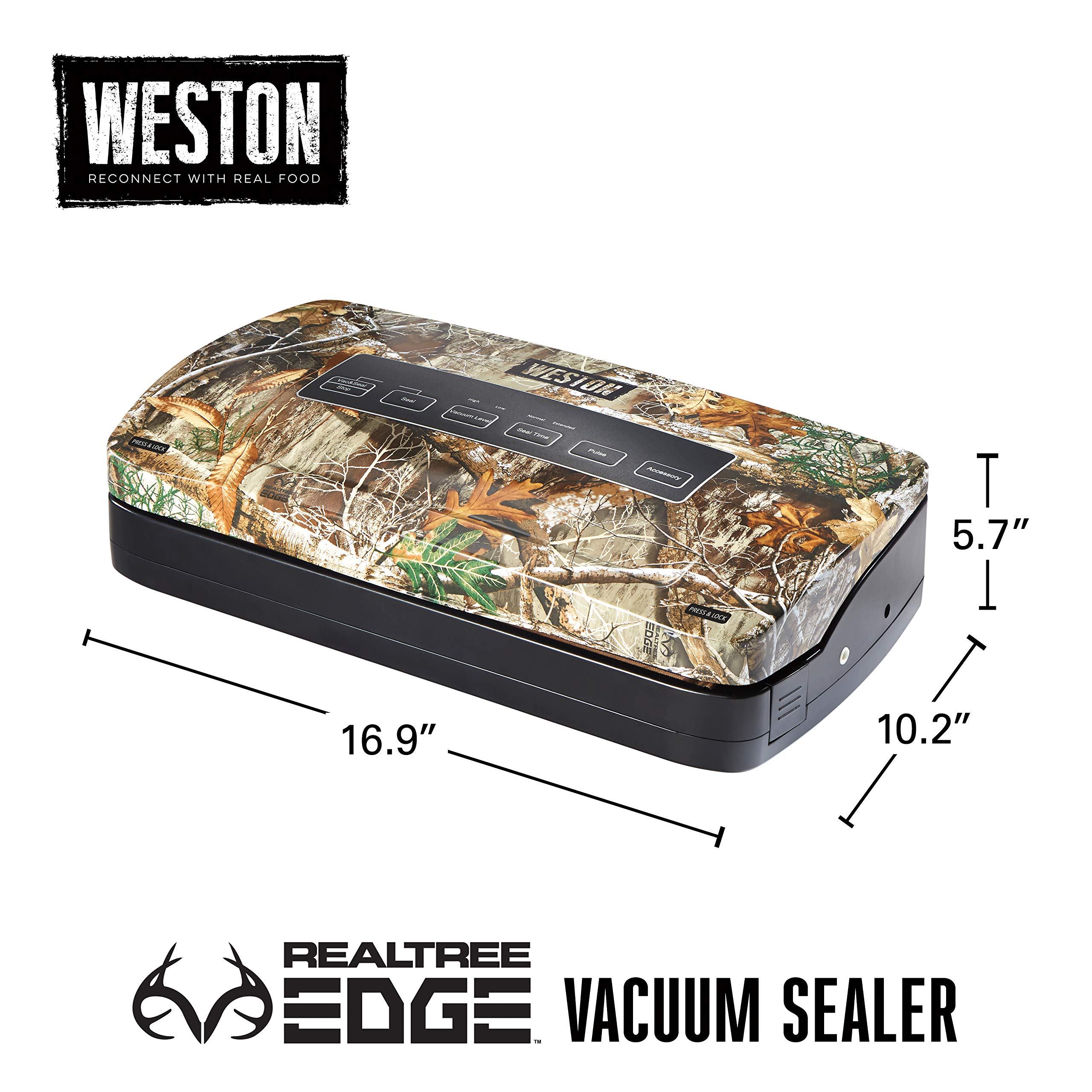 Weston 65 3001 Re Realtree Edge Vacuum Sealer With Roll