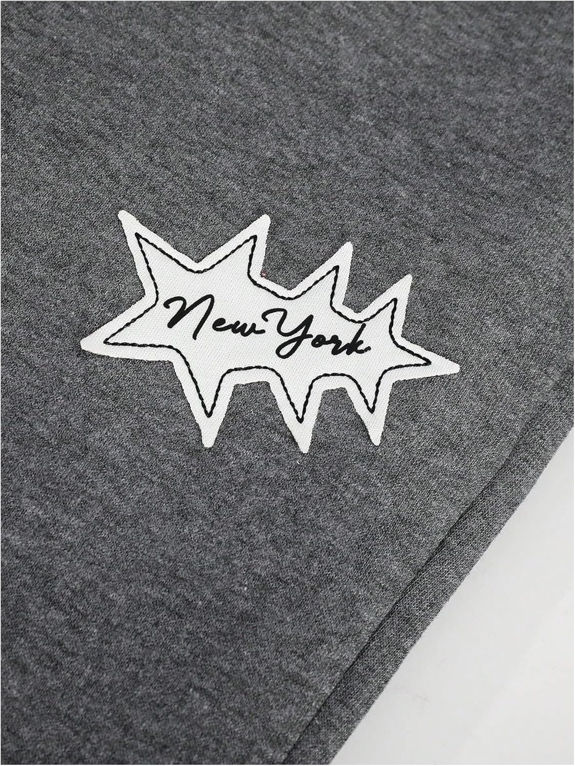 Men's Baggy Sweatpants Wide Leg Sweatpants Y2k Star Graphic Print Stacked Workout Jogger Track Pants Trousers - Image 4