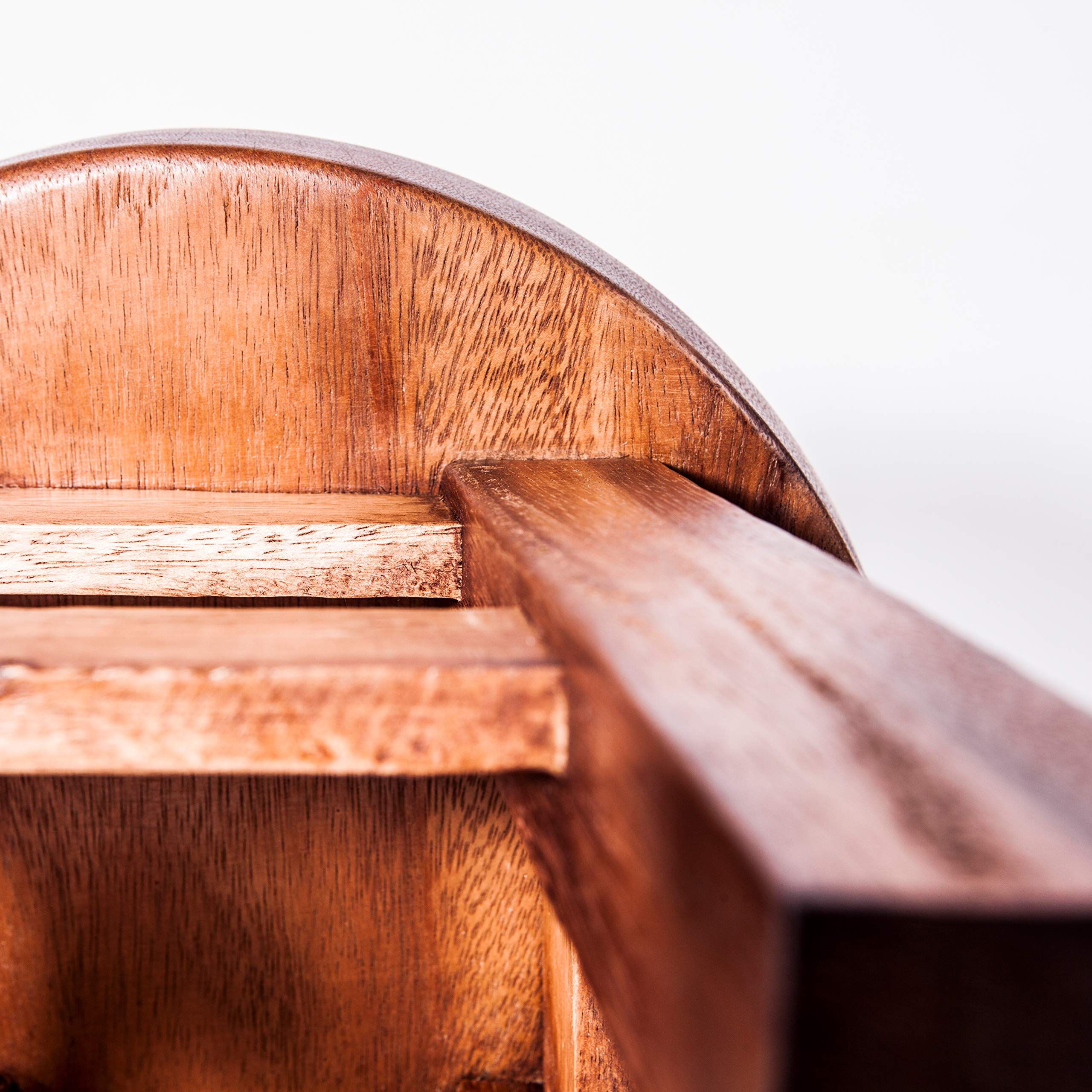 Tabouret pour enfant en bois massif avec motif chèvre - Hauteur d'assise : 25 cm