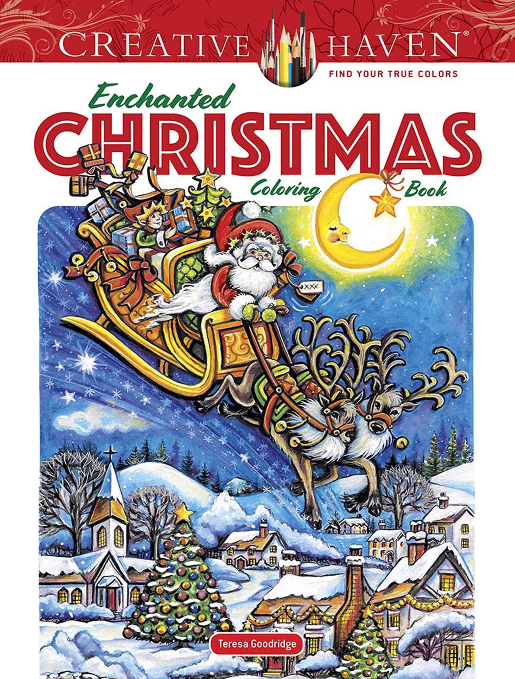 Creative Haven Enchanted Christmas Coloring Book (Adult Coloring Books: Christmas)