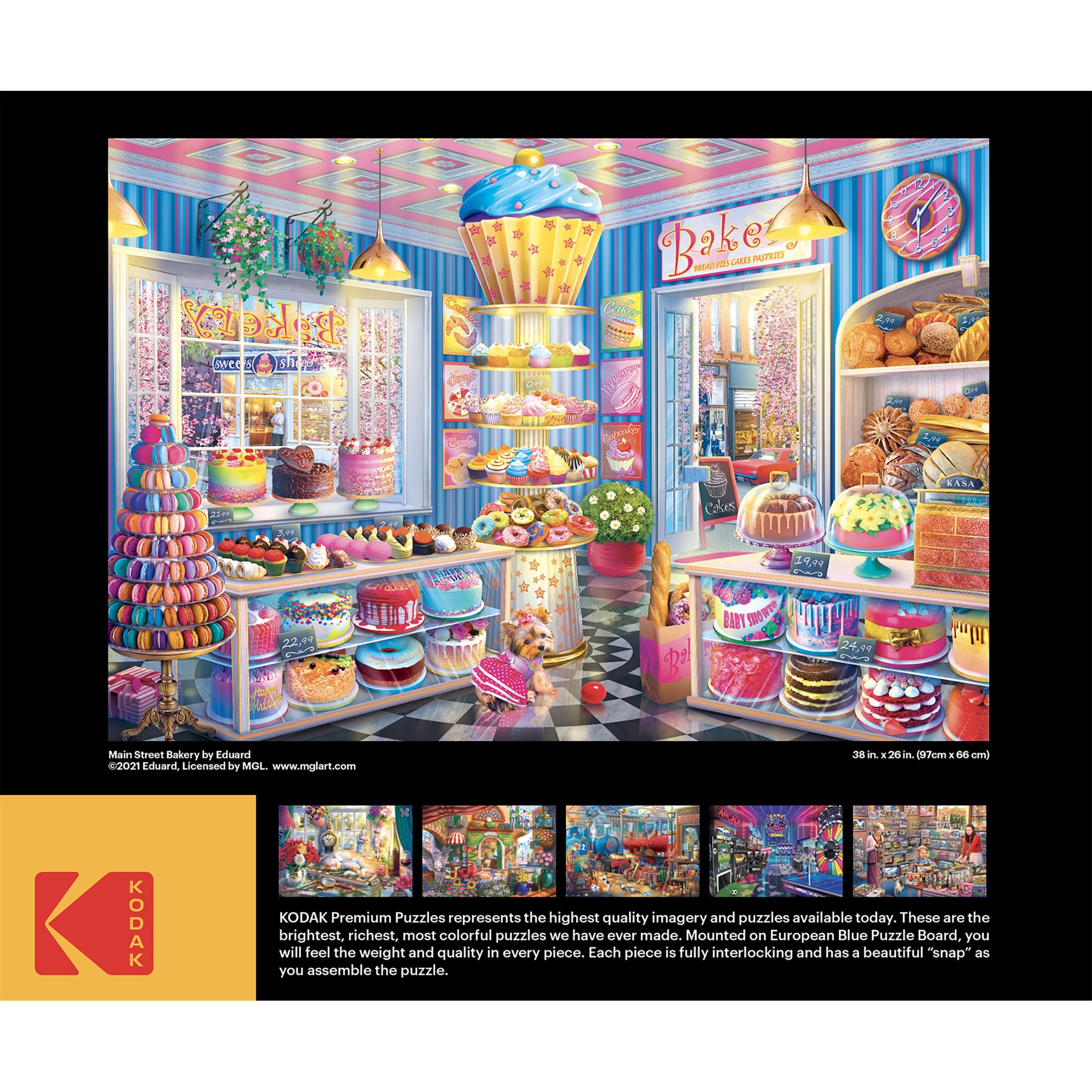 Amazon.com: RoseArt - Kodak Premium Collector - Main Street Bakery