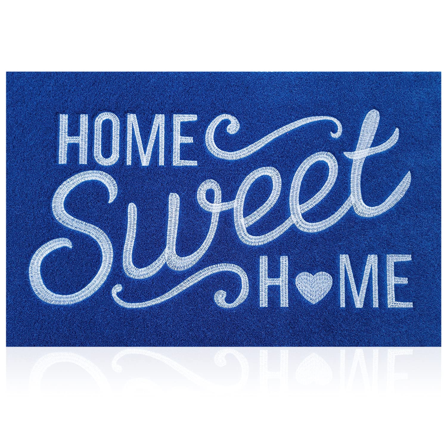 AAZZKANG Blue Door Mat Non Slip Durable Doormat for Outdoor Indoor,Easy to Clean Front Door Welcome Mats for Entrance,Patio