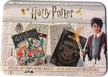Aquarius Harry Potter Playing Cards in Keepsake Tin