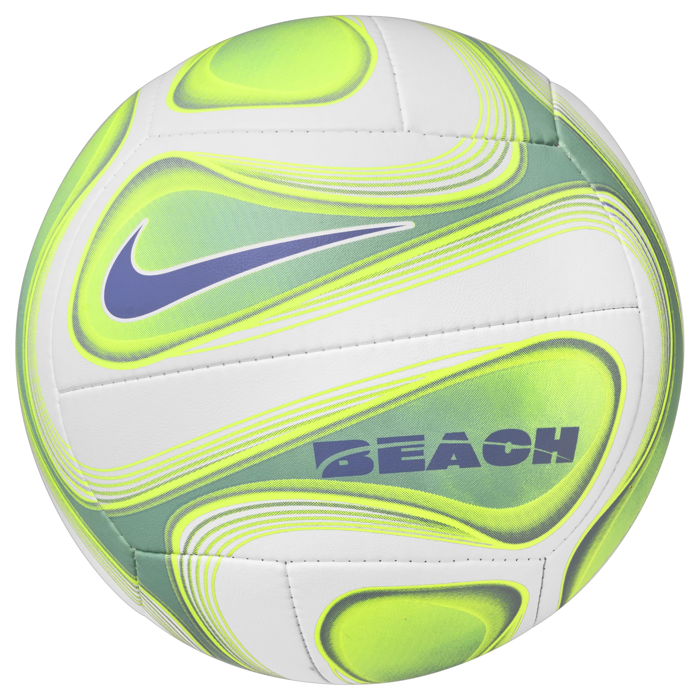 Nike Beach Volleyball Outdoor Volleyball Beach Training Ball, White/White/Sapphire, 5