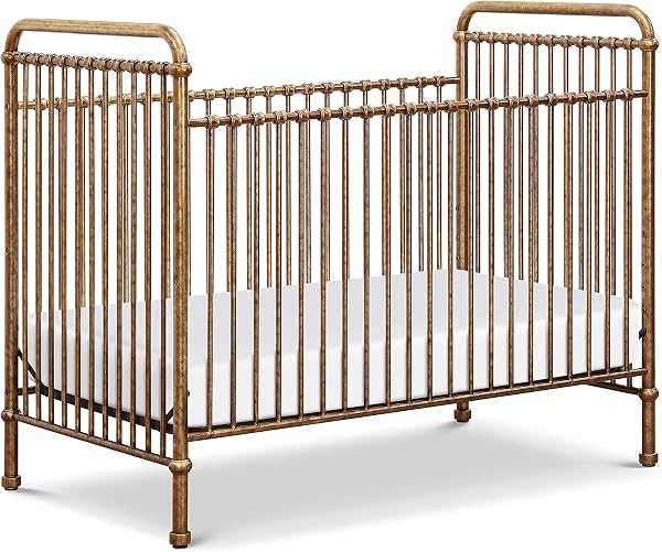 Namesake Abigail 3-in-1 Convertible Baby Crib in Gold