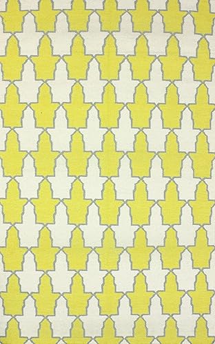 nuLOOM Venice Collection - Alfombra Trina, 5 x 8 pies, color amarillo