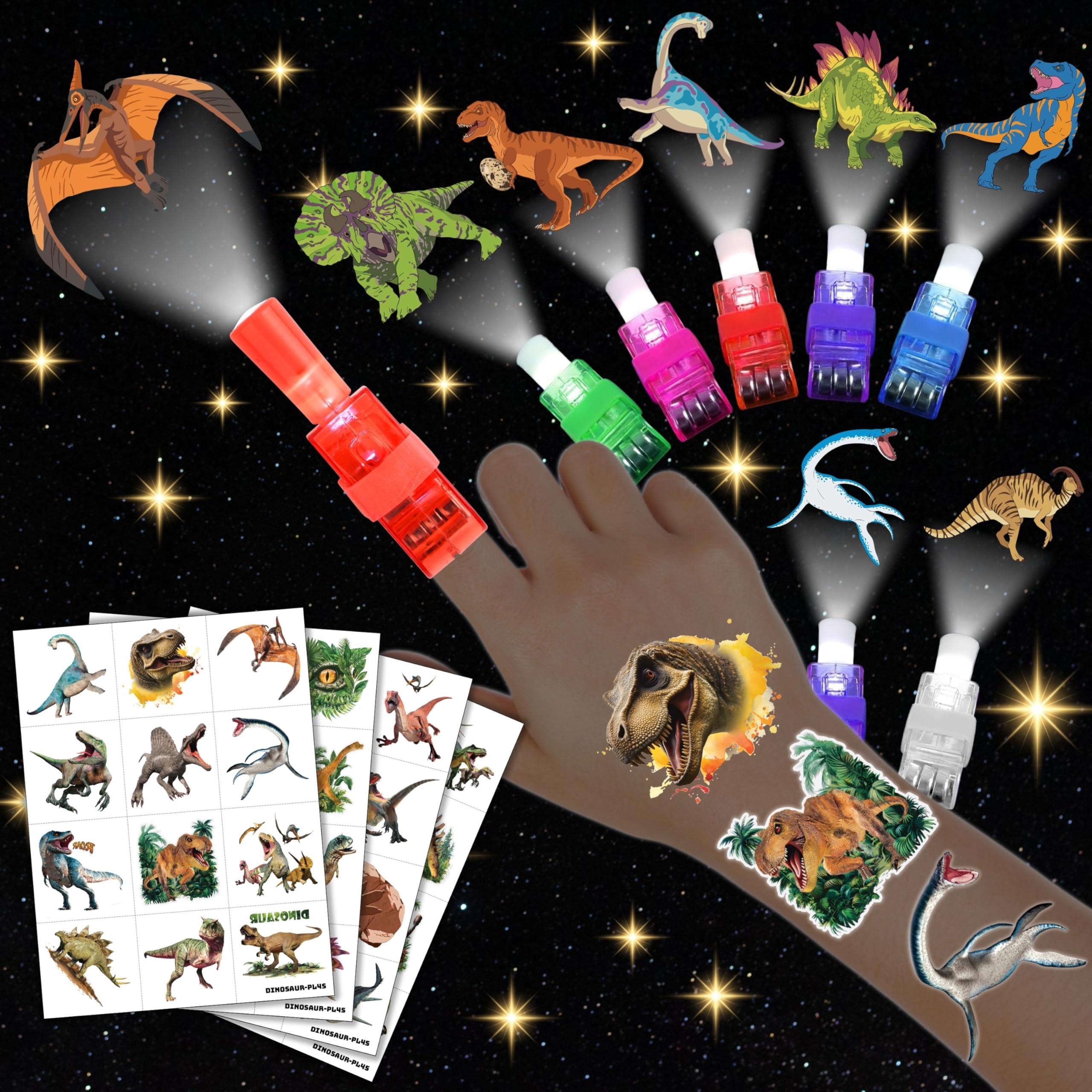 72 PCS Dinosaur Party Favors for Boys and Girls