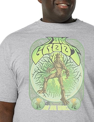 Miniatura 3 de Marvel Classic Guardians of The Galaxy Groot Gig Men's Tops Short Sleeve Tee Shirt