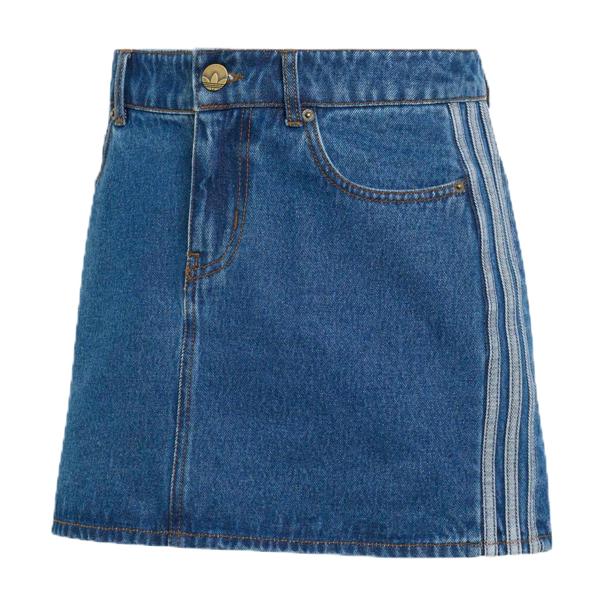 adidas Originals Kadın Mavi Jean Etek (KD2901)