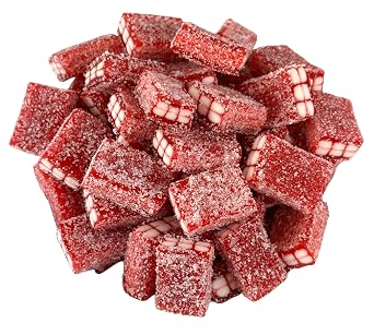 Cozy Confections Sour Strawberry Licorice Bricks, 1 Pound
