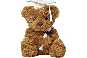 Aurora World Graduation Wagner Bear Plush for Pre K Graduation Gift