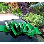 Red & Green Car Bow Ribbon - 25 Wide, Fully Assembled, Christmas, Large Gift Decoration, Retail Display, Birthday, Fundraiser, School, Classroom, Office, Party
