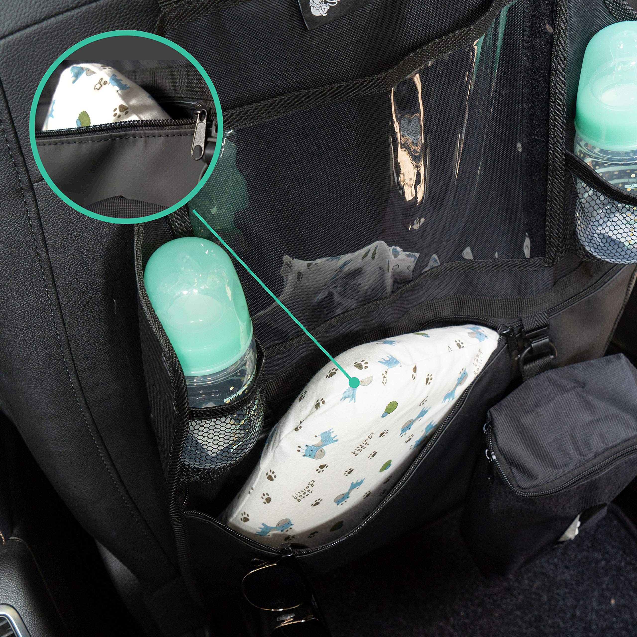 2 Pezzi Protezione Sedile Auto Bambini - Copri Sedile Auto