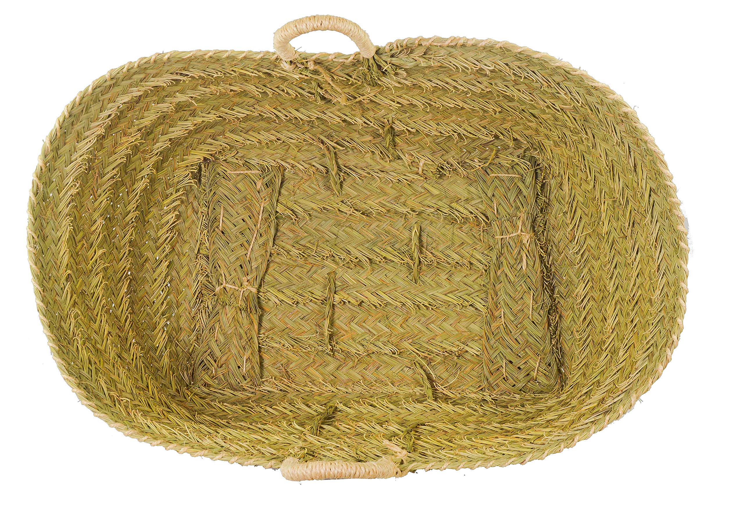 Cesteria Aparici Cesto Leñero de Esparto XXL Grande (65x45x36 cm) | Cesta Artesanal para Leña con Asas Reforzadas | Incluye REGALO Escobilla y Aventador | PACK Ref: 7148-3