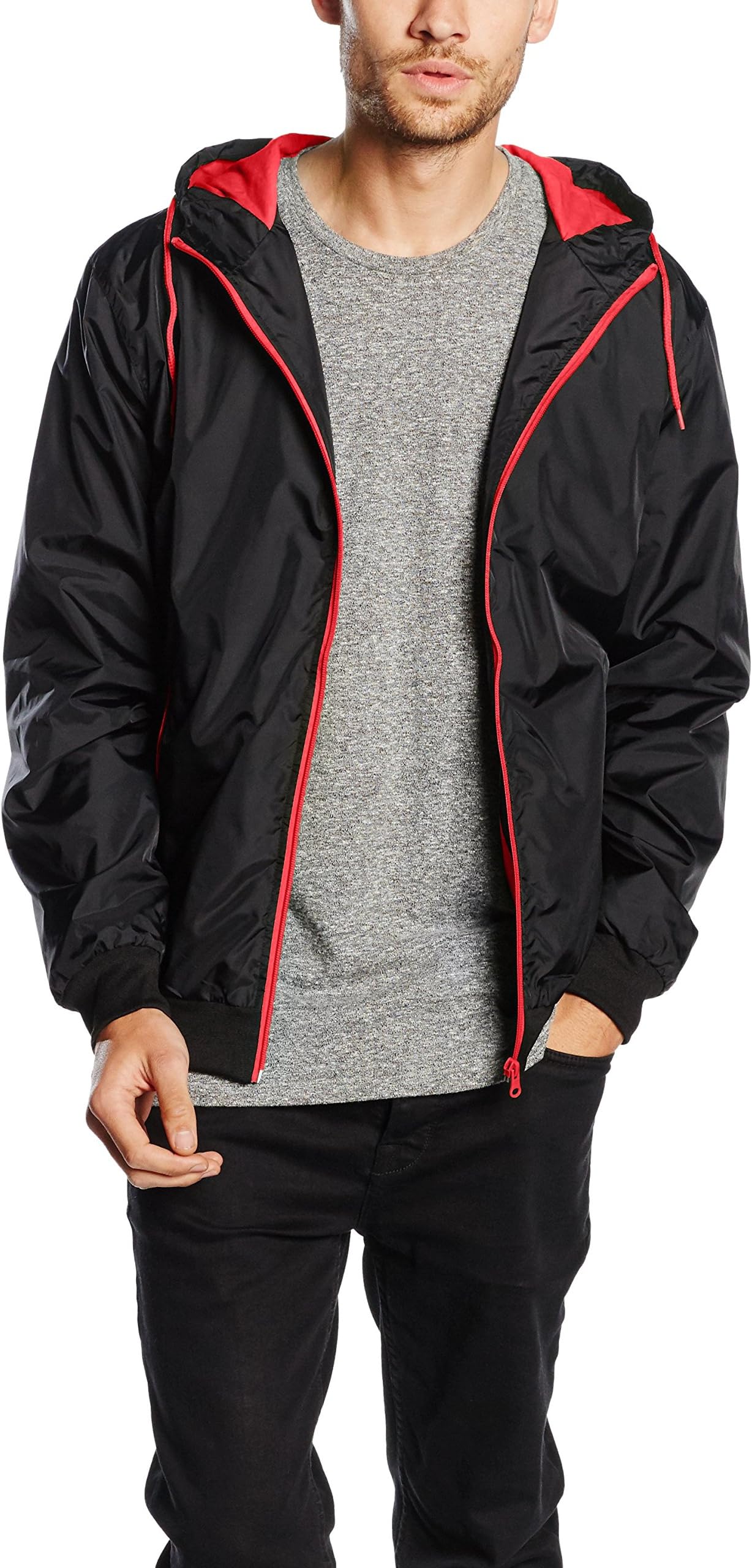 Urban Classics Men's Contrast Windrunner Jacket