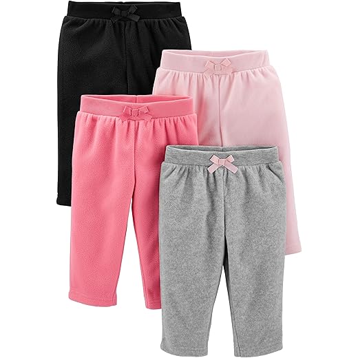 Simple Joys by Carter's Baby-Girls 4-Pack Fleece PantsCasual Pants