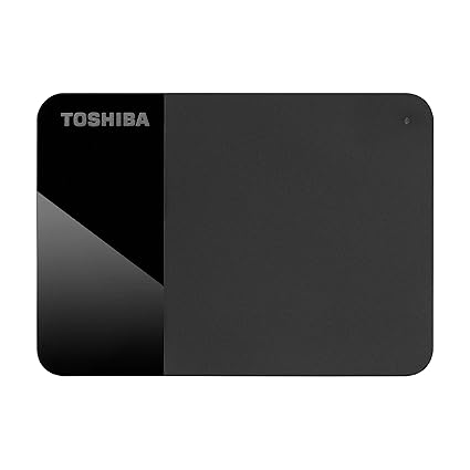 Toshiba Canvio Ready 1TB Portable External HDD, USB3.0 for PC Laptop Windows and Mac. 3 Years Warranty. External Hard Drive - Black