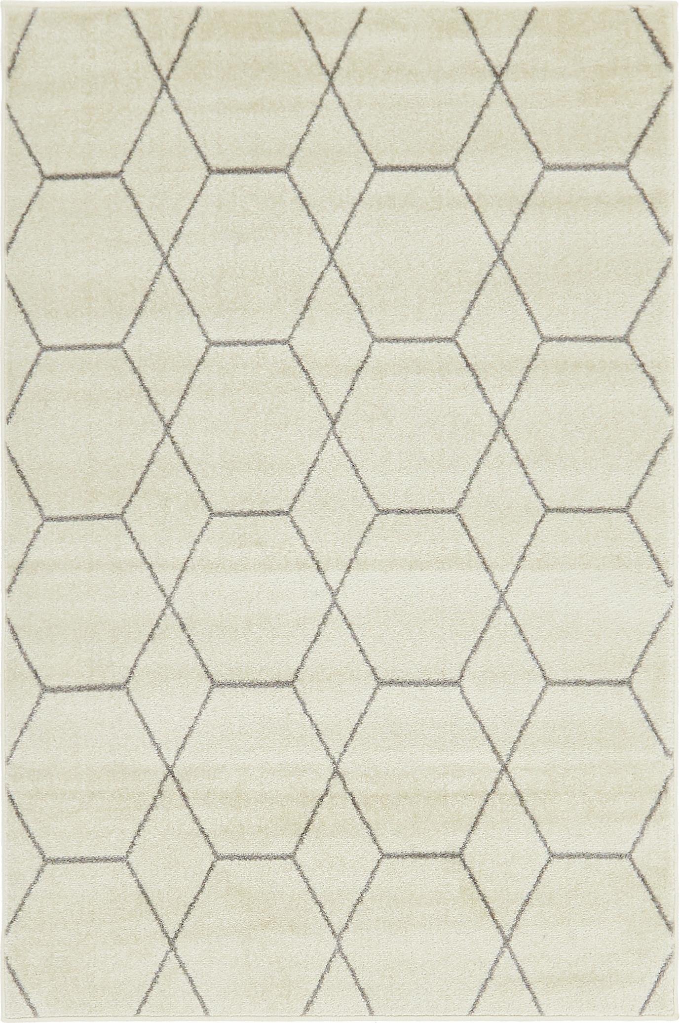 Unique Loom Trellis Frieze Collection Area RugModern Morroccan