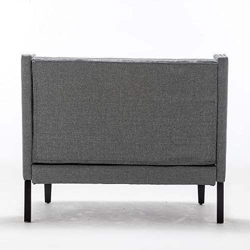 Miniatura 8 de Andeworld Moderno sofá de sofá biplaza tapizado para banquete de comedor sala de estar pasillo o entrada pizarra