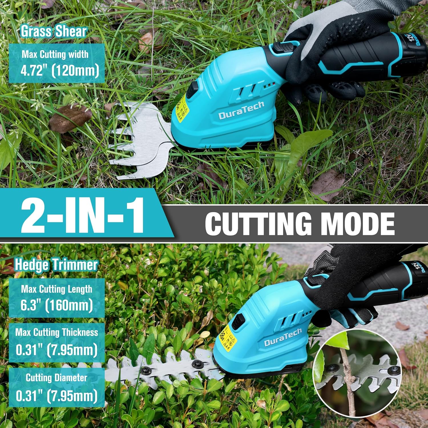 DURATECH Grass Shear in action