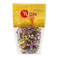 Vista 3 de Yupik Mini regaliz Allsorts con sabor natural, 2.2 libras, paquete de 1