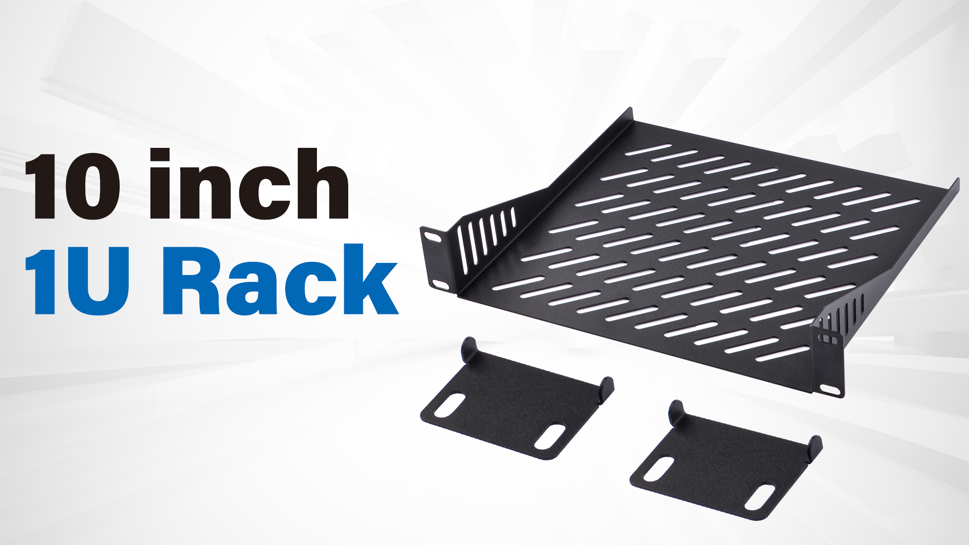 RackPath 1U Cantilever Universal Rack Shelf - 14in Deep – Rackmount Shelf