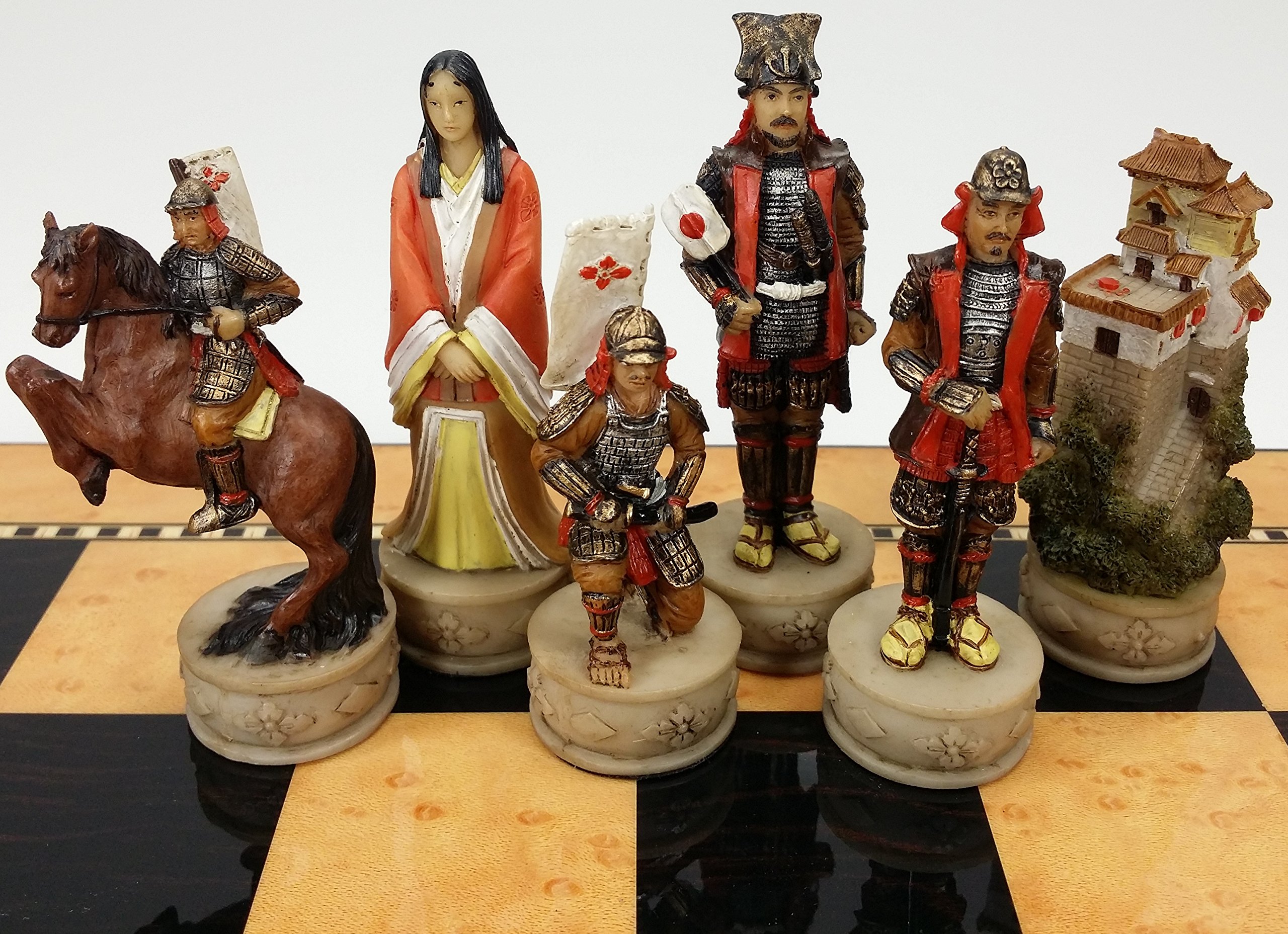Amazon.com: Japanese Samurai Chess Set Hand Painted W/ 15