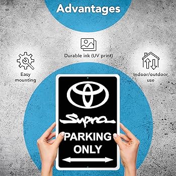 専用 サイン Amazon.co.jp: スープラ用駐車専用サイン - 8x12 アルミニウム