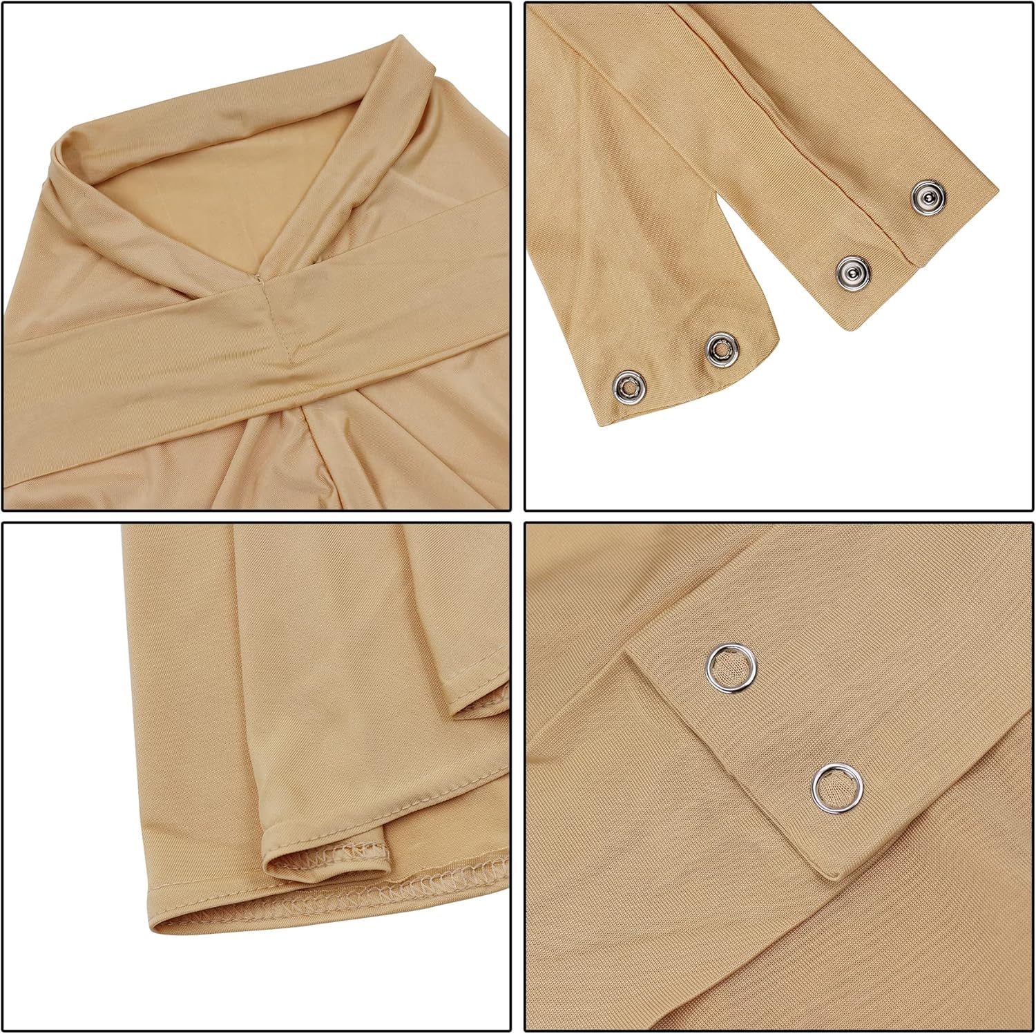 AIBEARTY Women Fashion Instant Muslim Turban Hijab with Snap Fastener Breathable Headscarf Bonnet Cap Turban Hat Shawl - Image 7