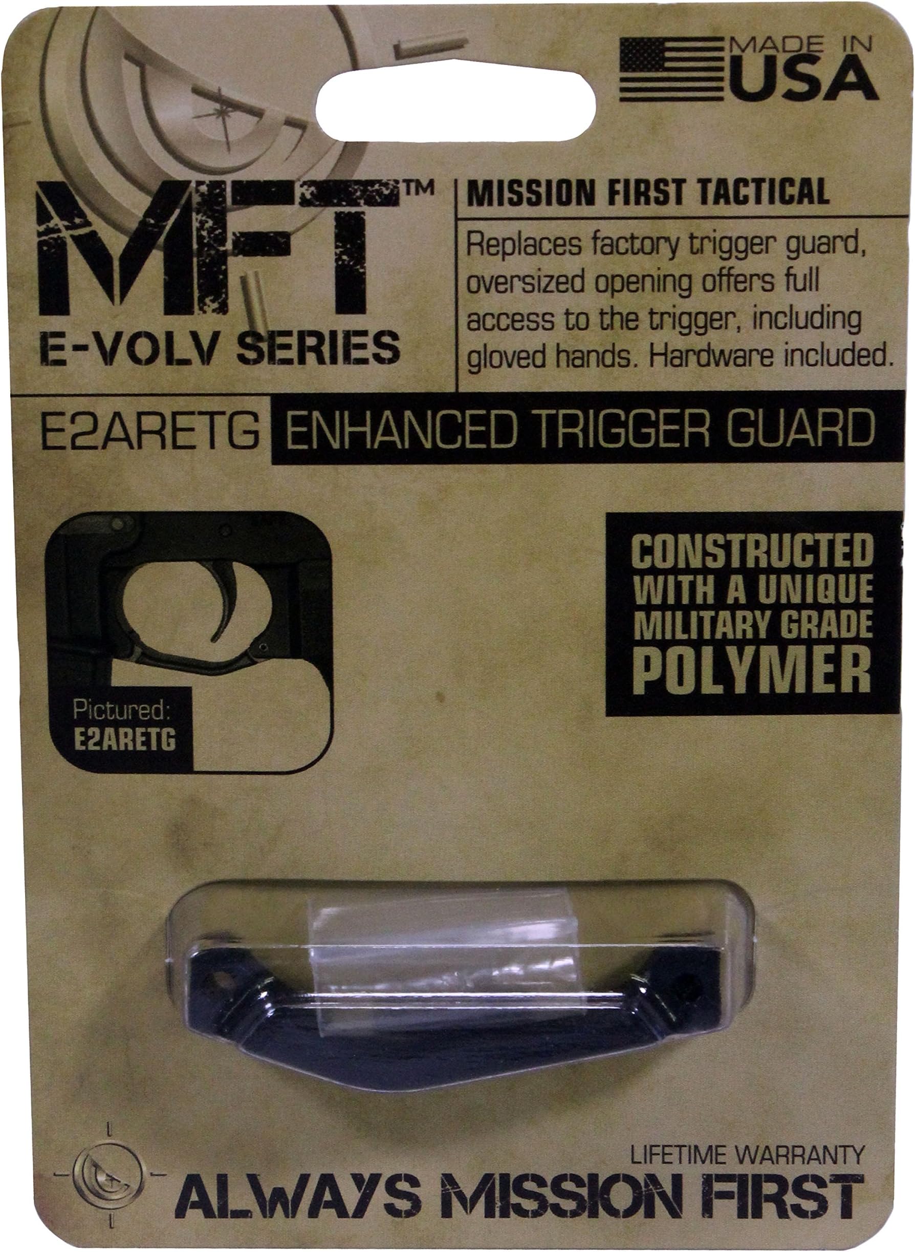 Mission First Tactical Enhanced Trigger Guard, Black