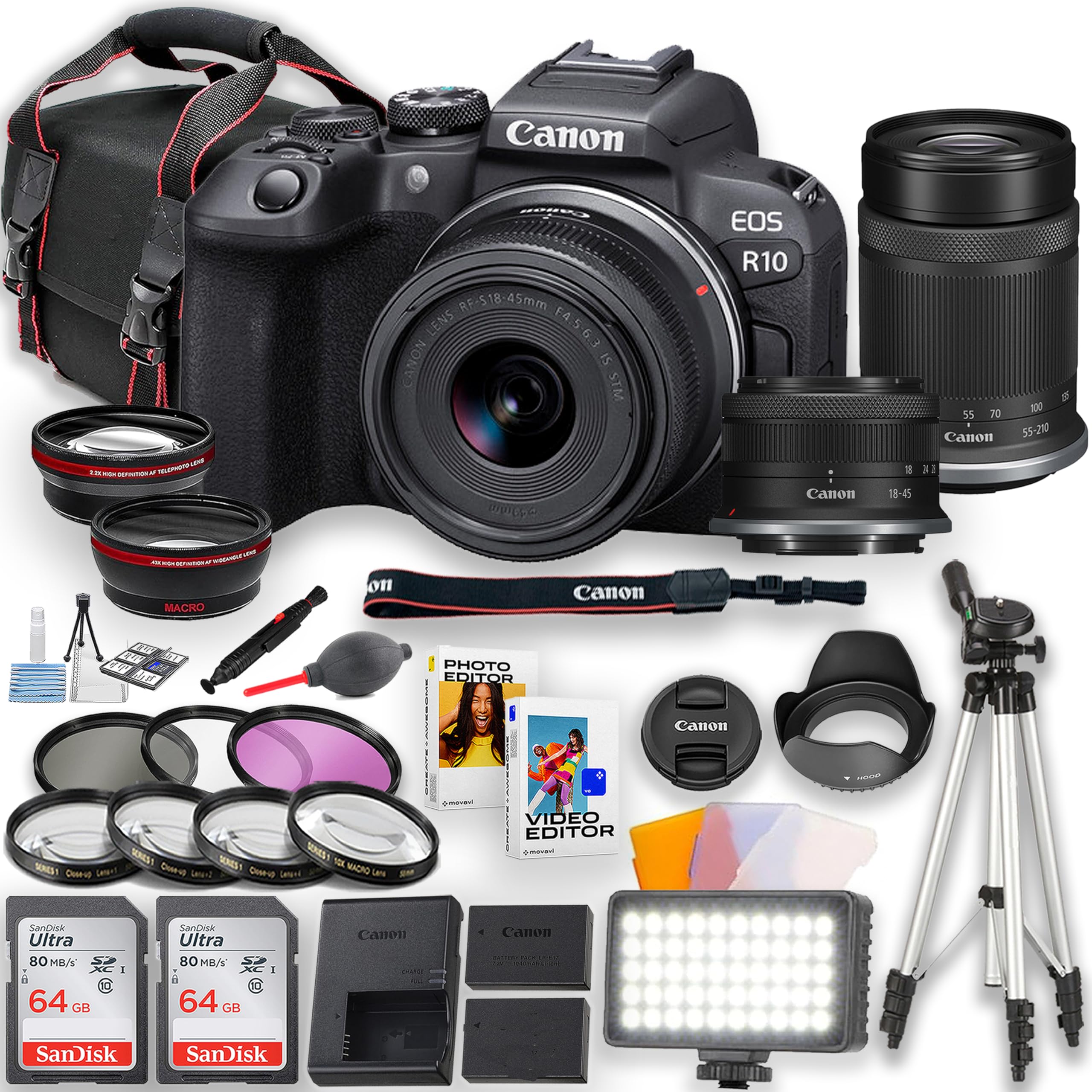 Canon Rシステム RF-S 55-210mm 18-45mm 2本セット 【公式通販】