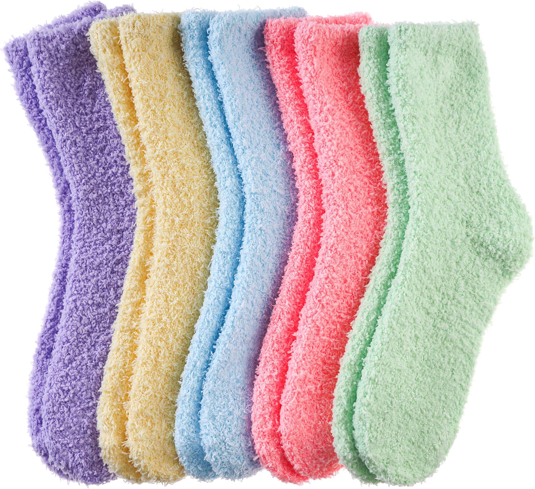 Womens Super Soft Fuzzy Cozy Home Sleeping Socks Microfiber Winter Warm Slipper Socks