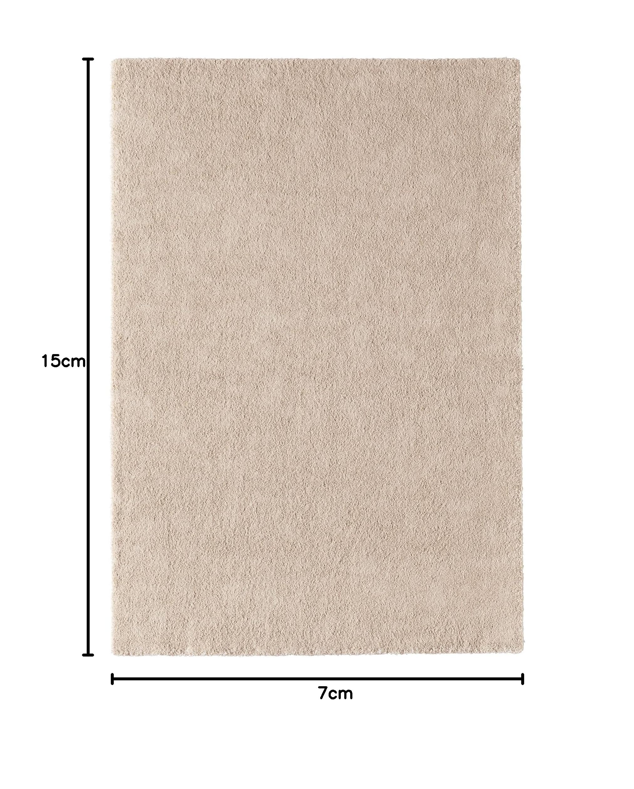 Ikea STOENSE Teppich, Niederflor, 133x195 cm, cremefarben
