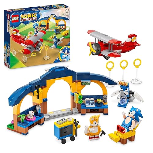 Immagine del prodotto LEGO 76991 Sonic the Hedgehog Laboratorio di Tails e Aereo Tornado, Set con Aereo Giocattolo da Costruire e 4 Figure di Personaggi tra cui Tails, Giochi per Bambini e Bambine da 6 Anni in su
